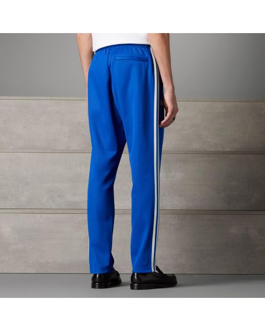 Adidas Blue Italy Beckenbauer Tracksuit Bottoms