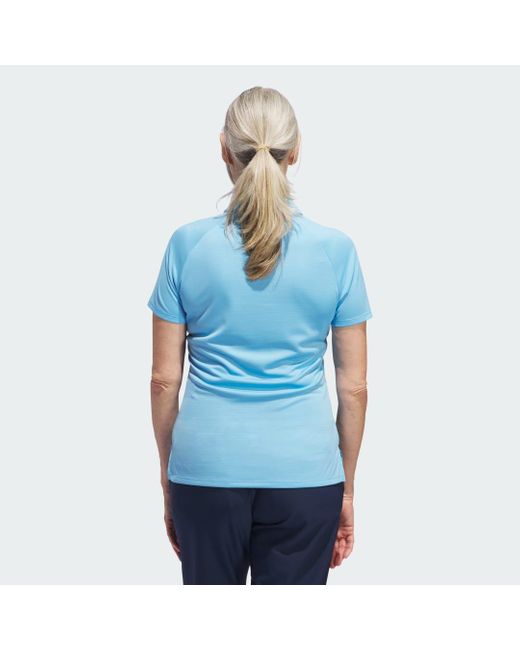 Adidas Blue Women's Ultimate365 Heat.rdy Polo Shirt