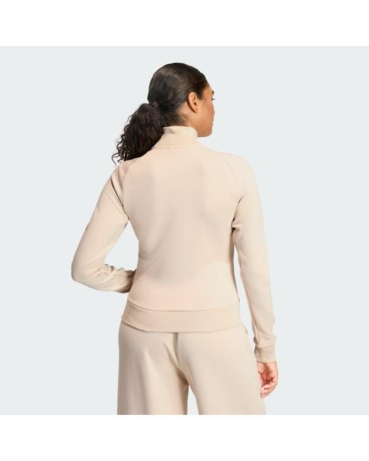 Adidas Natural Soft Lux Slim Track Top