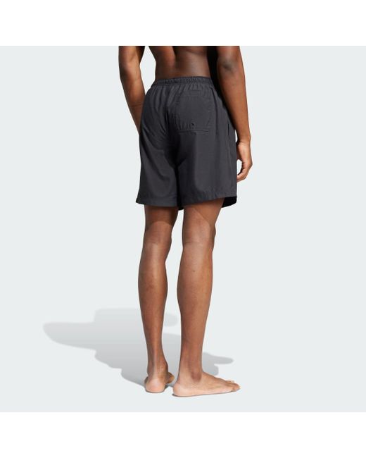 Adicolor 8-Inch Pantaloncini Da Bagno di Adidas in Black da Uomo