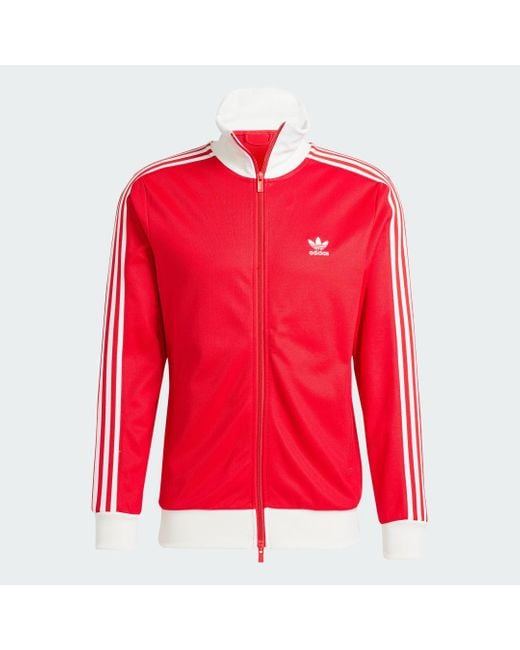 Adidas Red Adicolor Classics Beckenbauer Track Top for men