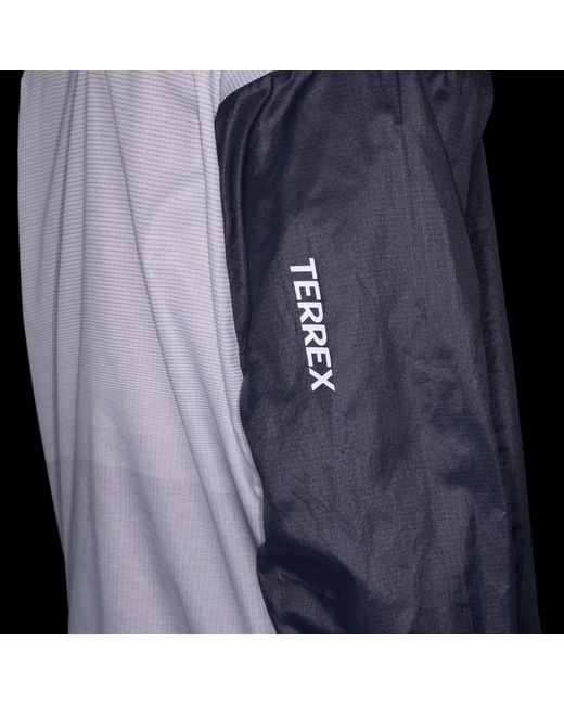 Adidas Blue Terrex Multi Clima365 Windweave Jacket for men