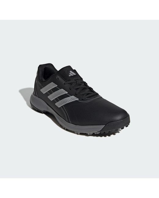 Adidas Black Traxion Lite Max Spikeless Bounce Golf Shoes for men