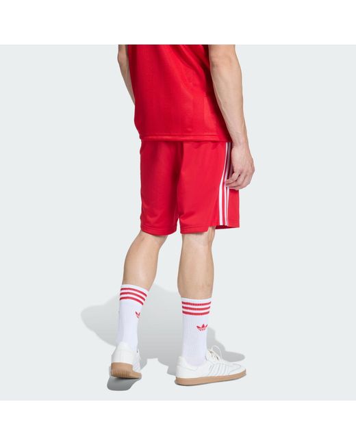 Adidas Red Lifestyle Firebird Shorts Ke1377 for men