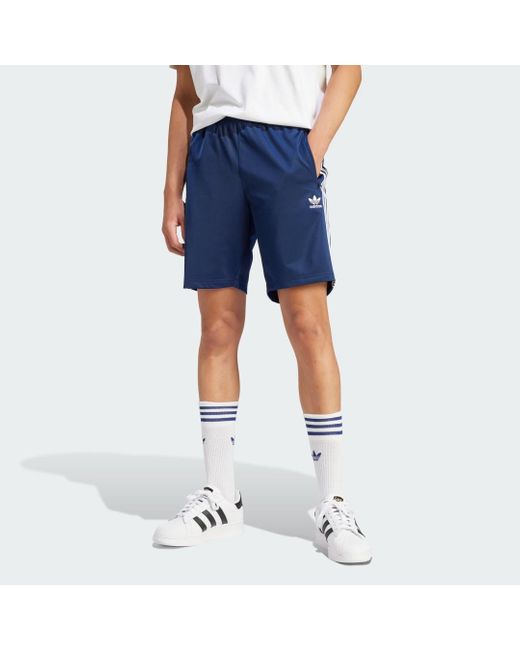 Adidas Blue Adicolor Firebird Shorts for men