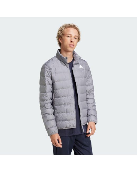 Essentials Lite Down Jacket Adidas de hombre de color Gray