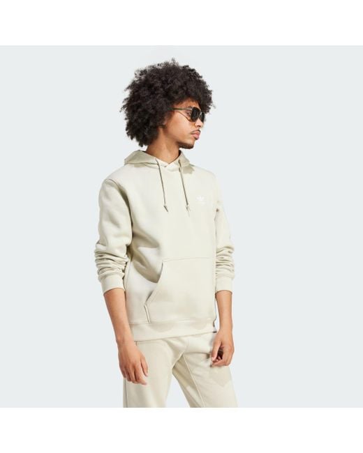 Adidas Originals Natural Trefoil Essentials Hoodie for men