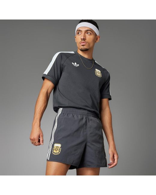 Adidas Black Argentina Adicolor Sprinter Shorts