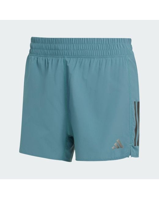 Adidas Blue Own The Run Shorts