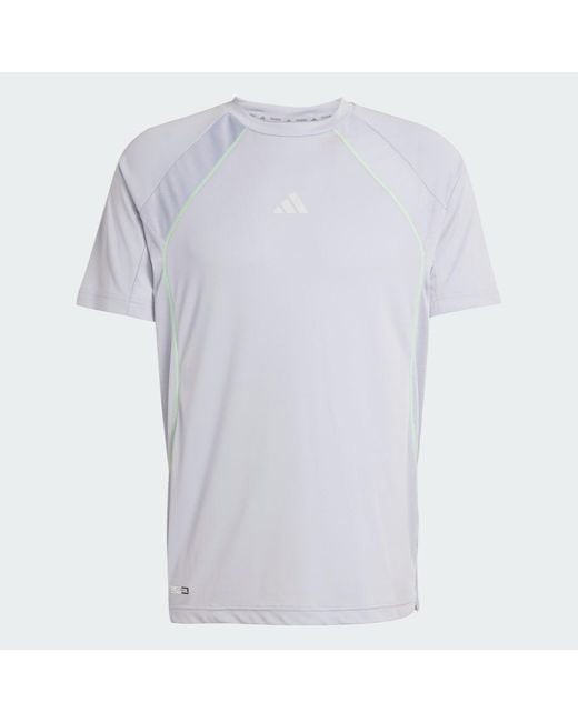 Adidas White Tech Apparel Climacool Tee for men