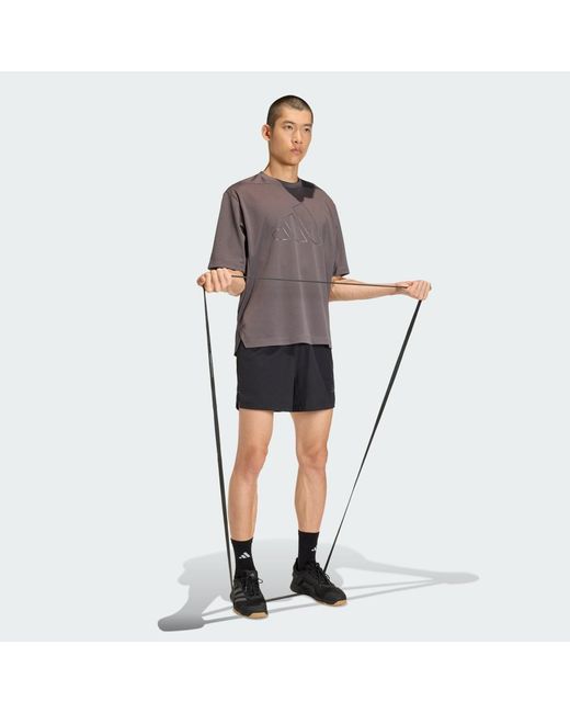 Adidas Black D4T Essentials Shorts for men