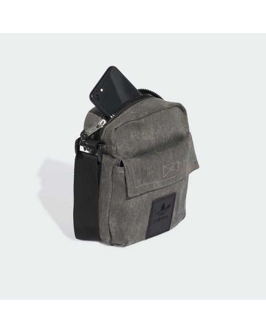 Adidas Gray Washed Item Bag