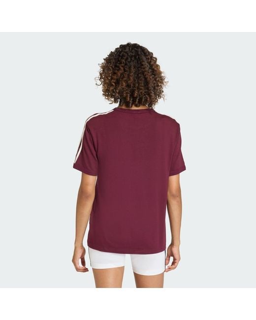 Adidas Red Linear T-Shirt