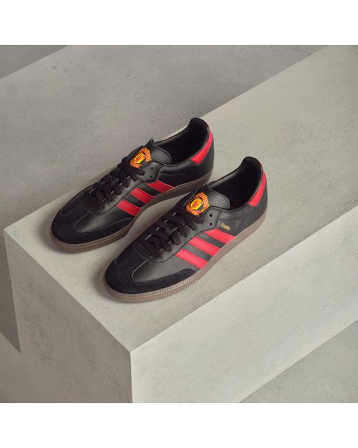 Adidas Black Samba Manchester United Shoes