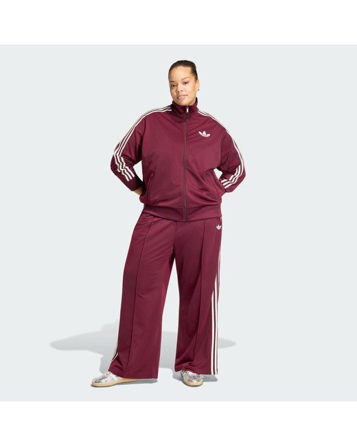 Adidas Red Firebird Loose Track Tracksuit Bottoms