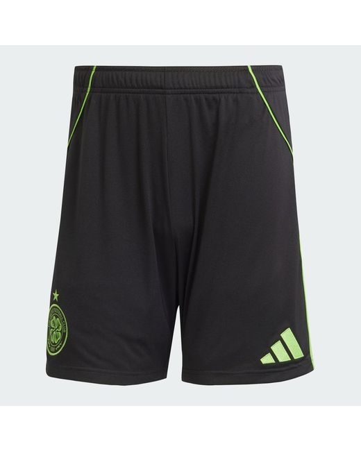 Adidas Black Celtic Fc 25/26 Away Shorts for men