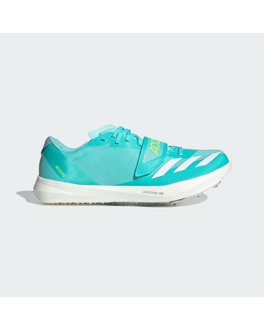 Adidas Blue Adizero Tj/Pv Track And Field Shoes