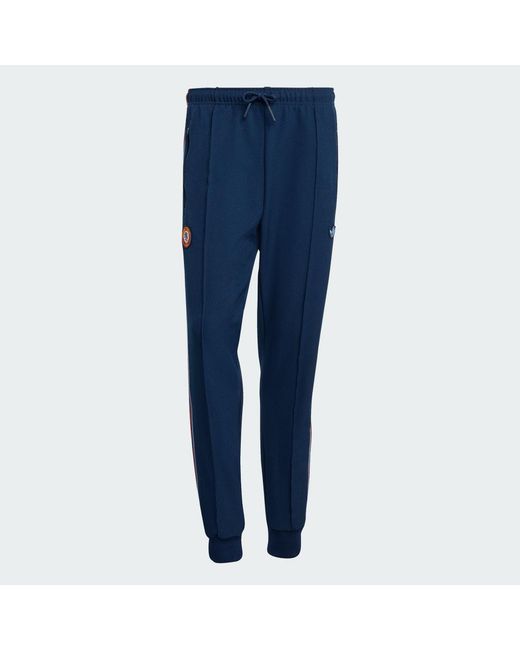 Adidas Blue Aston Villa Fc Terrace Icons Track Pants for men