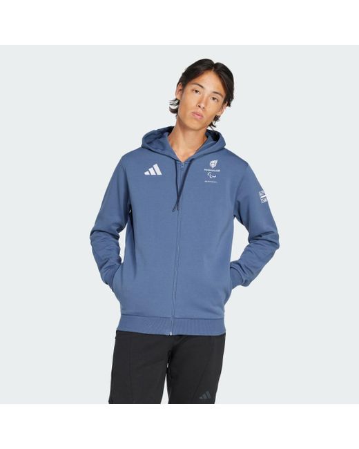 Adidas Blue Paralympicsgb Hoodie for men