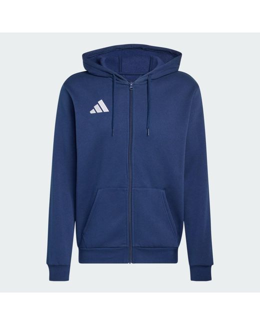 Adidas Blue Entrada26 Full Zip Hoodie for men