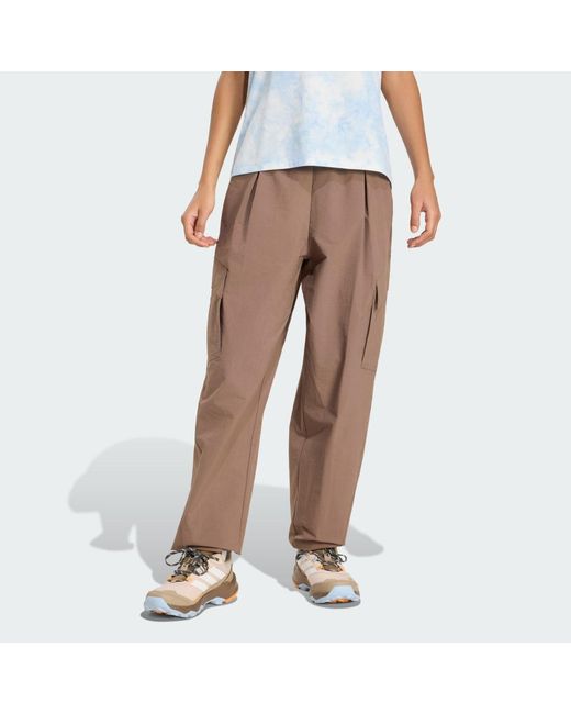 Adidas Brown Terrex Xploric Clima365 Cargo Tracksuit Bottoms