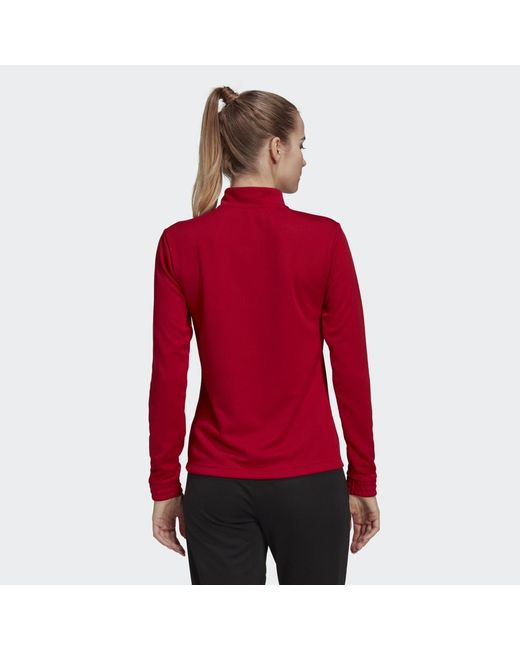Adidas Red Entrada 22 Training Top