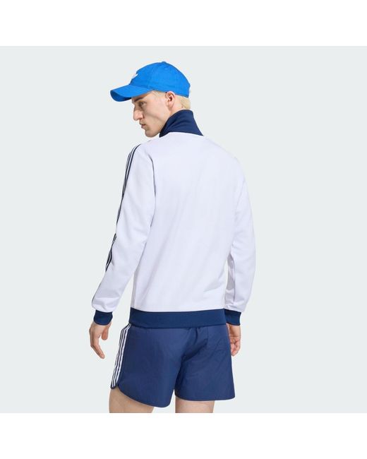 Adidas Blue Beckenbauer Track Top for men
