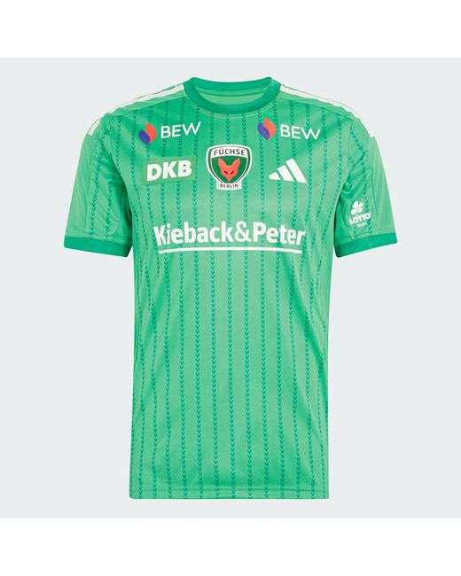 Adidas Green Fuechse Berlin Match Jersey Home for men