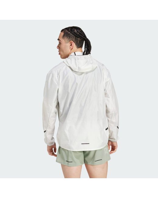 Giacca Terrex Xperior Light Windweave di Adidas Originals in White da Uomo