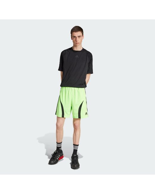 Adidas Originals Green Teamgeist Adicolor Shorts for men