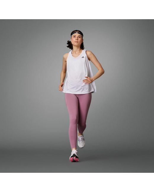 Adidas Purple Dailyrun 7/8 Leggings
