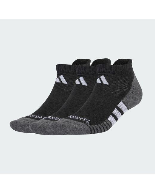 Adidas Black Performance Climacool Cushioned Low Socks 3 Pairs