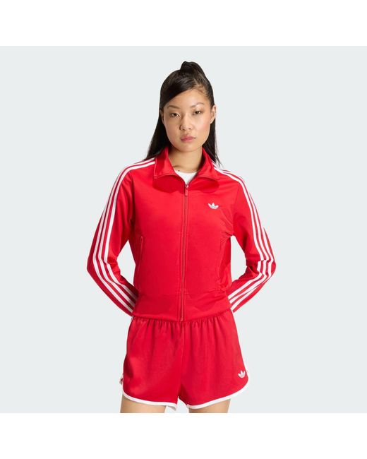 Adidas Red Firebird Classic Track Top
