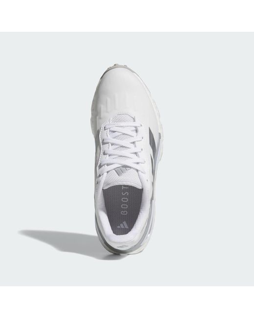 Adidas White Codechaos 27 Spikeless Golf Shoes