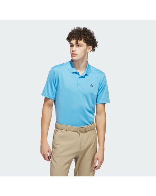 Adi Performance Polo Shirt di Adidas in Blue da Uomo