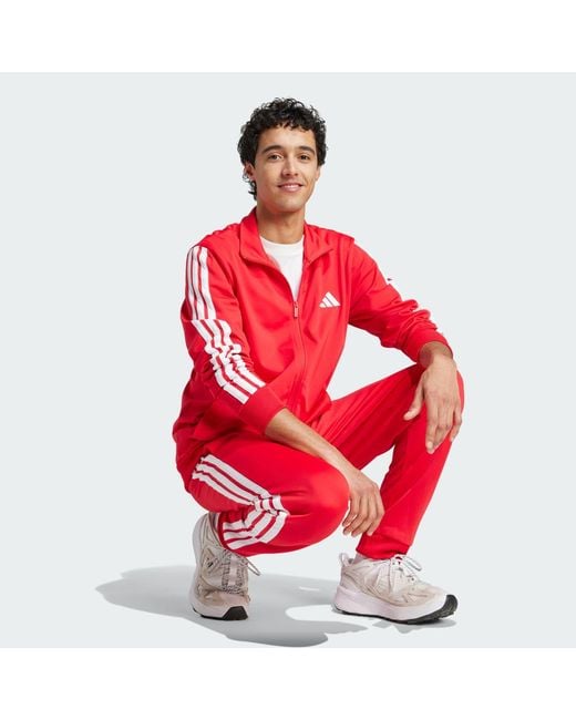 Adidas Red Dayready Tracksuit for men