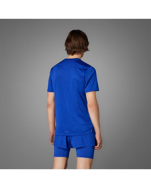 Adidas Blue Hiit Airchill Workout T-Shirt for men