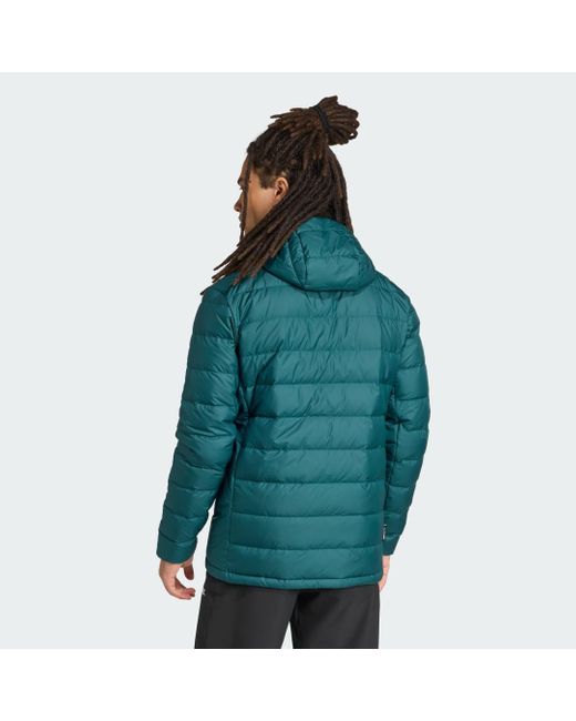 Chaqueta Ligera De Plumón Con Capucha Terrex Multi Climawarm Adidas de hombre de color Green