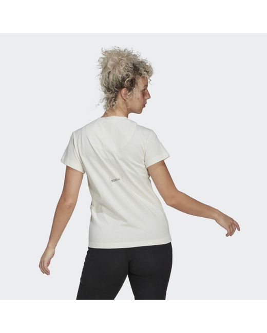 Camiseta adidas de Algodón de color Blanco | Lyst