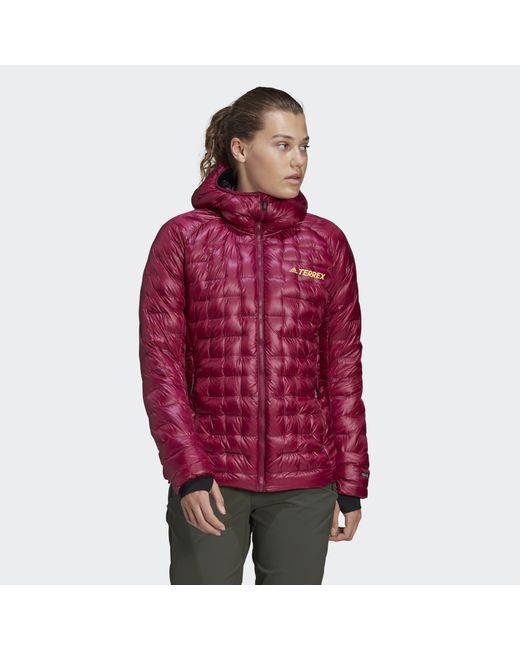 terrex icesky hooded down jacket