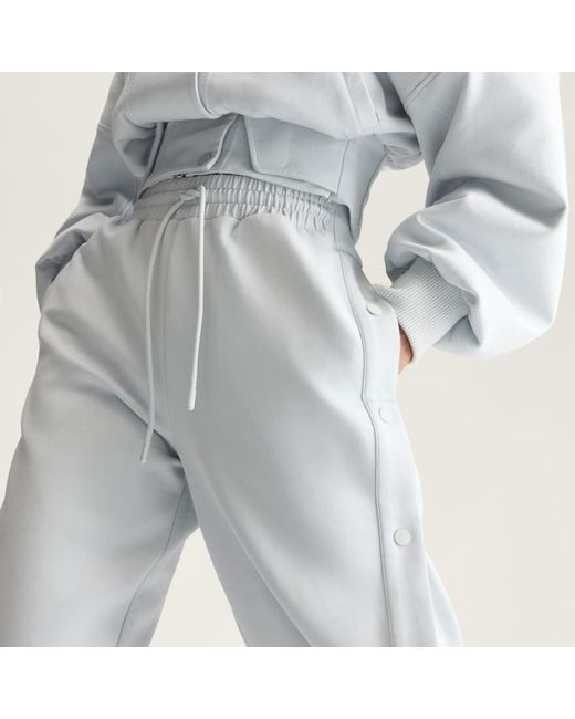 Adidas White By Stella Mccartney Wide Leg Tracksuit Bottoms