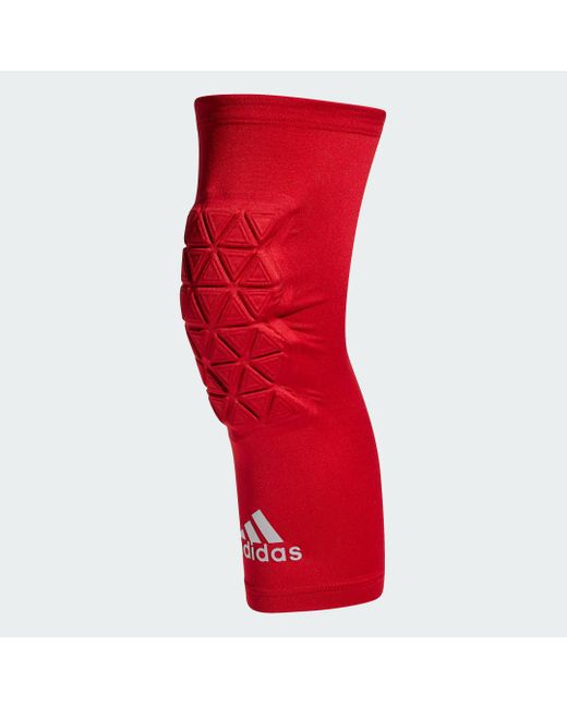 Adidas Red Padded Knee Slv for men