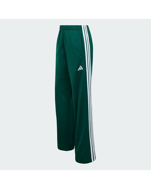 Adidas Green Dayready Wide Leg Tracksuit Bottoms