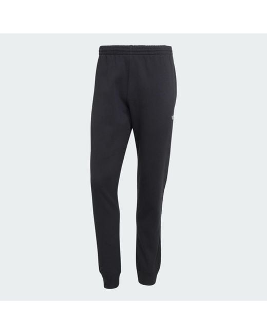 Adidas Red Trefoil Essentials Joggers for men