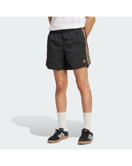 Short Adicolor Classics Sprinter di Adidas in Black da Uomo