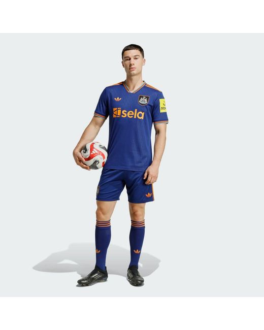 Adidas Blue Newcastle United Fc 25/26 Third Shorts for men