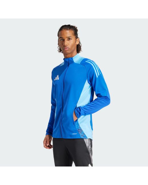 Adidas Blue Tiro 24 Competition Training Track Top for men