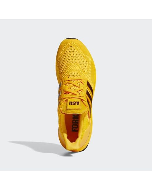 Adidas Lace Sun Devils Ultraboost 1 0 Dna Shoes In Yellow Lyst
