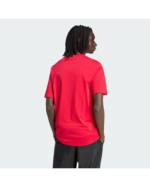Adidas Originals Red Fifa World Cup 26 Portugal T-Shirt for men