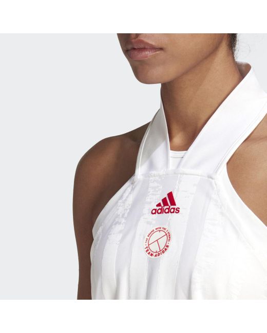 adidas Synthetisch All-in-one Tennisjurk in het Wit - Lyst